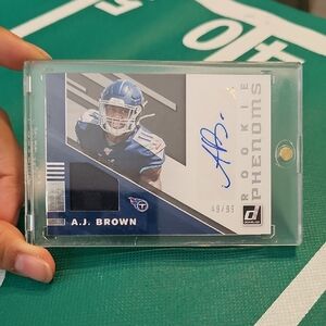 Panini Rookie Phenom Card - Blue and White